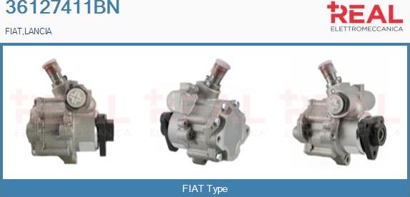REAL 36127411BN - Hydraulic Pump, steering system autospares.lv