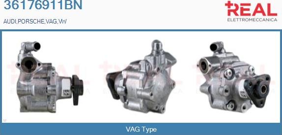 REAL 36176911BN - Hydraulic Pump, steering system autospares.lv