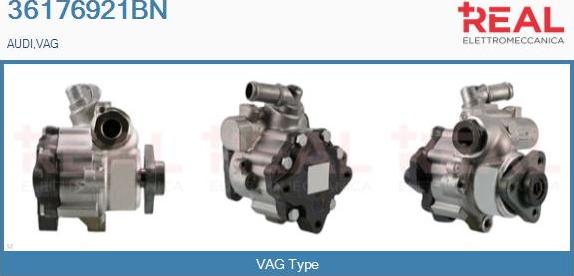 REAL 36176921BN - Hydraulic Pump, steering system autospares.lv