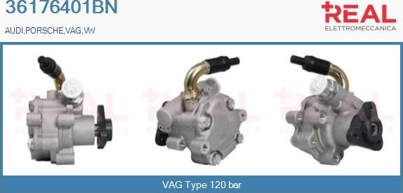 REAL 36176401BN - Hydraulic Pump, steering system autospares.lv