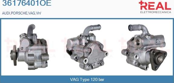 REAL 36176401OE - Hydraulic Pump, steering system autospares.lv