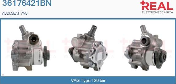 REAL 36176421BN - Hydraulic Pump, steering system autospares.lv