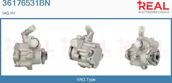 REAL 36176531BN - Hydraulic Pump, steering system autospares.lv