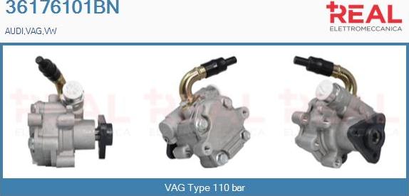 REAL 36176101BN - Hydraulic Pump, steering system autospares.lv