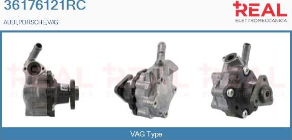 REAL 36176121RC - Hydraulic Pump, steering system autospares.lv