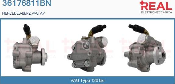 REAL 36176811BN - Hydraulic Pump, steering system autospares.lv