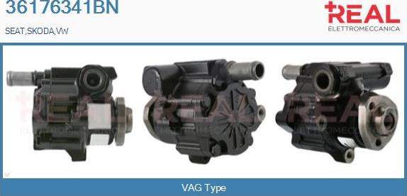 REAL 36176341BN - Hydraulic Pump, steering system autospares.lv