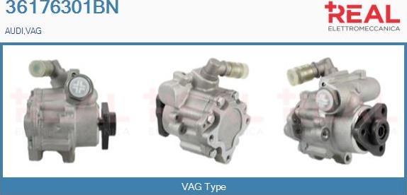 REAL 36176301BN - Hydraulic Pump, steering system autospares.lv