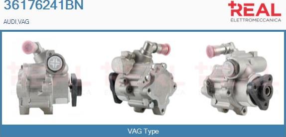 REAL 36176241BN - Hydraulic Pump, steering system autospares.lv