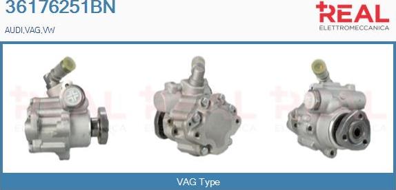 REAL 36176251BN - Hydraulic Pump, steering system autospares.lv