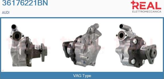 REAL 36176221BN - Hydraulic Pump, steering system autospares.lv