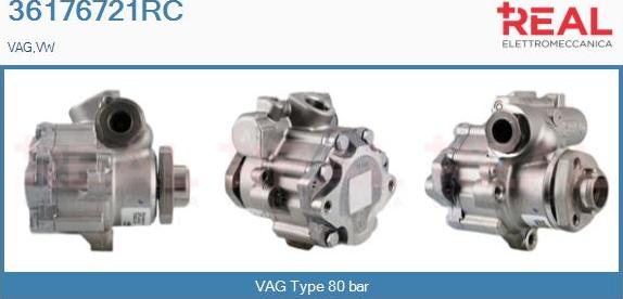 REAL 36176721RC - Hydraulic Pump, steering system autospares.lv