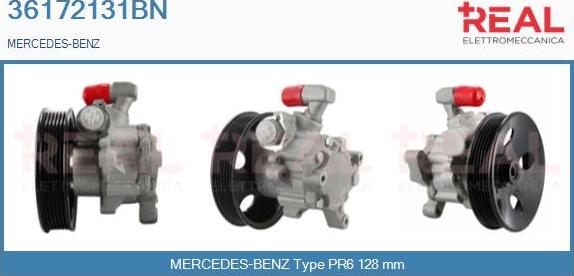 REAL 36172131BN - Hydraulic Pump, steering system autospares.lv