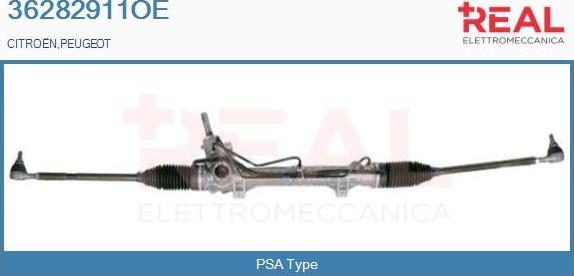 REAL 36282911OE - Steering Gear autospares.lv