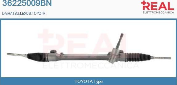 REAL 36225009BN - Steering Gear autospares.lv