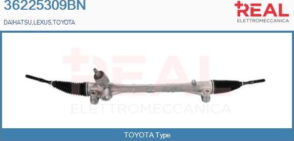 REAL 36225309BN - Steering Gear autospares.lv