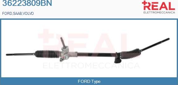 REAL 36223809BN - Steering Gear autospares.lv