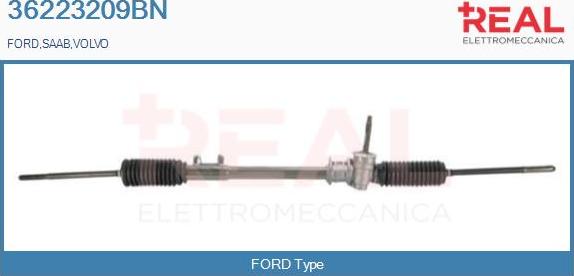 REAL 36223209BN - Steering Gear autospares.lv