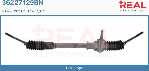 REAL 36227129BN - Steering Gear autospares.lv