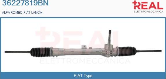 REAL 36227819BN - Steering Gear autospares.lv