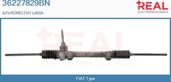 REAL 36227829BN - Steering Gear autospares.lv