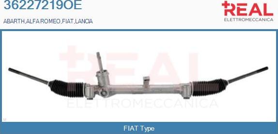 REAL 36227219OE - Steering Gear autospares.lv