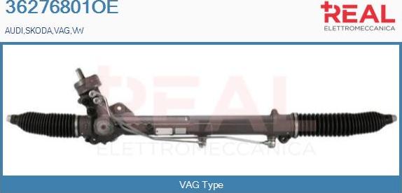 REAL 36276801OE - Steering Gear autospares.lv