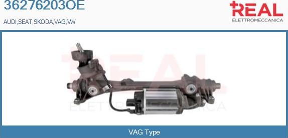 REAL 36276203OE - Steering Gear autospares.lv