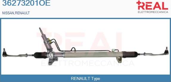 REAL 36273201OE - Steering Gear autospares.lv
