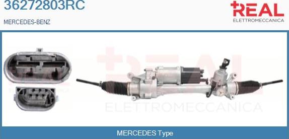 REAL 36272803RC - Steering Gear autospares.lv