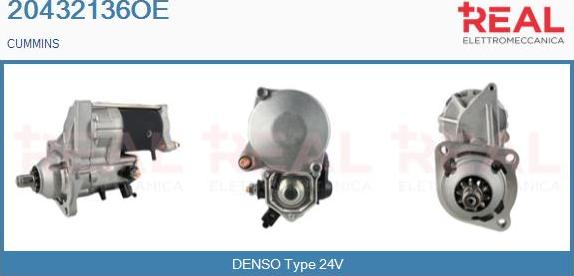 REAL 20432136OE - Starter autospares.lv