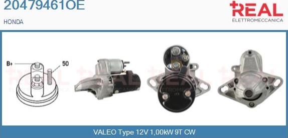 REAL 20479461OE - Starter autospares.lv