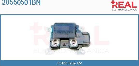 REAL 20550501BN - Voltage regulator, alternator autospares.lv