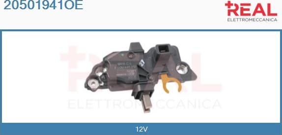 REAL 20501941OE - Voltage regulator, alternator autospares.lv