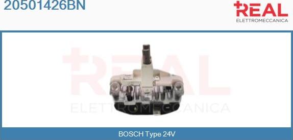 REAL 20501426BN - Voltage regulator, alternator autospares.lv