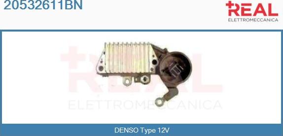 REAL 20532611BN - Voltage regulator, alternator autospares.lv