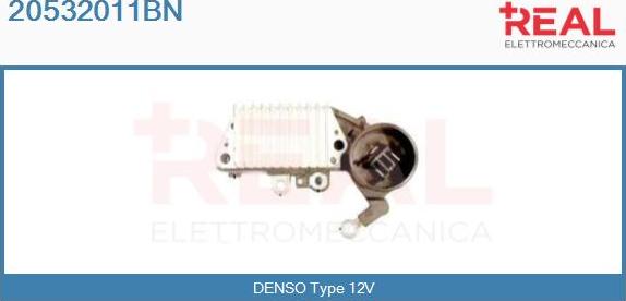 REAL 20532011BN - Voltage regulator, alternator autospares.lv