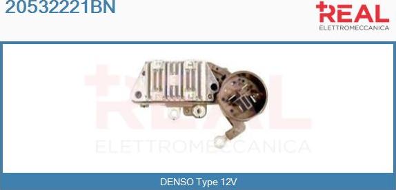 REAL 20532221BN - Voltage regulator, alternator autospares.lv