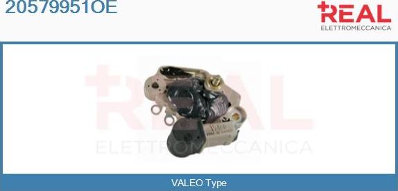 REAL 20579951OE - Voltage regulator, alternator autospares.lv