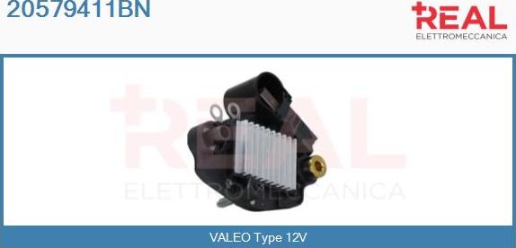 REAL 20579411BN - Voltage regulator, alternator autospares.lv