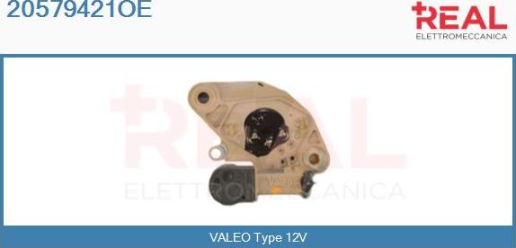 REAL 20579421OE - Voltage regulator, alternator autospares.lv