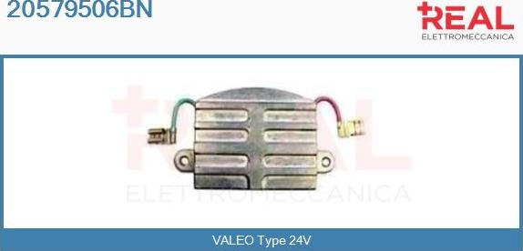 REAL 20579506BN - Voltage regulator, alternator autospares.lv