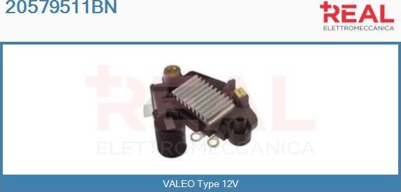 REAL 20579511BN - Voltage regulator, alternator autospares.lv