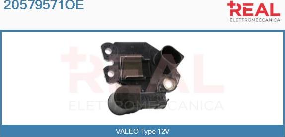 REAL 20579571OE - Voltage regulator, alternator autospares.lv