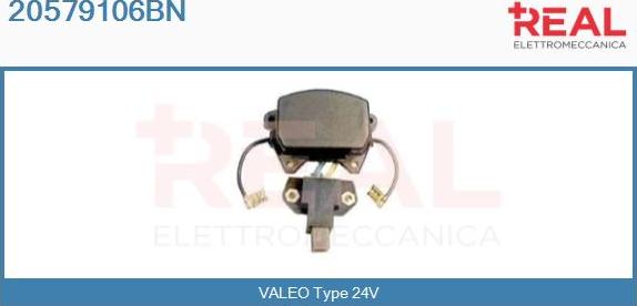 REAL 20579106BN - Voltage regulator, alternator autospares.lv