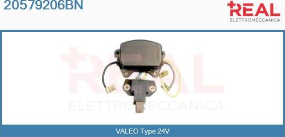 REAL 20579206BN - Voltage regulator, alternator autospares.lv