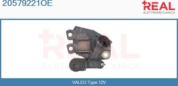 REAL 20579221OE - Voltage regulator, alternator autospares.lv