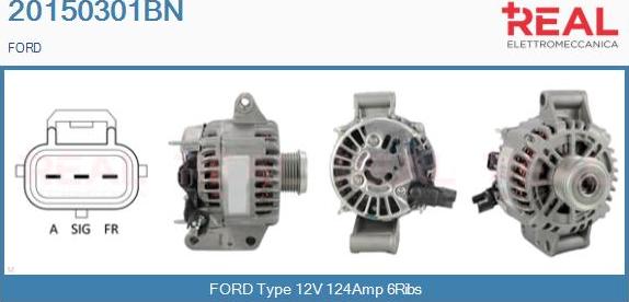 REAL 20150301BN - Alternator autospares.lv