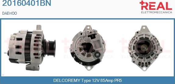 REAL 20160401BN - Alternator autospares.lv