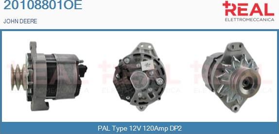 REAL 20108801OE - Alternator autospares.lv